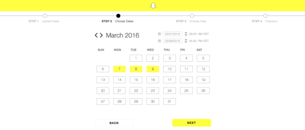 snapchat On-Demand Geofilter