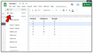 How To Swap Two Rows in Google Sheets