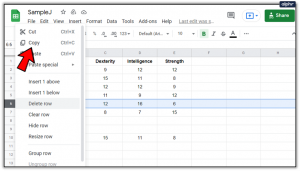 How To Swap Two Rows in Google Sheets