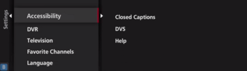 Fios Turn on or off Closed Captioning