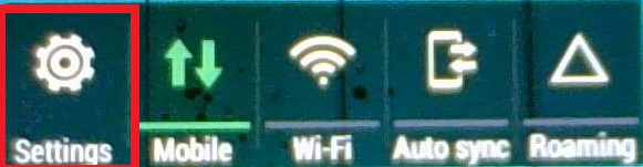 Android Settings widget