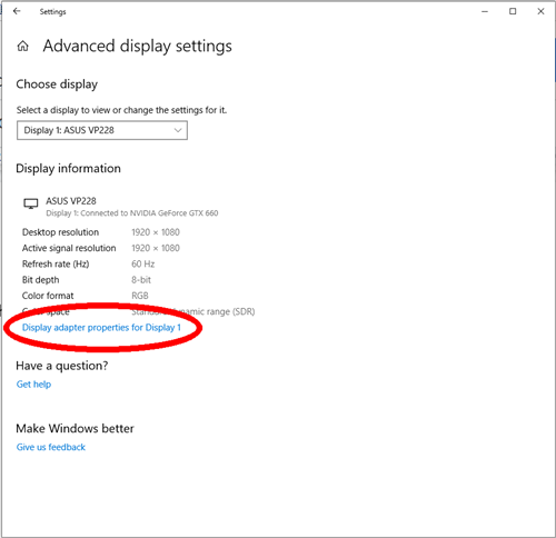 adapter properties