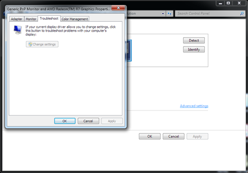 Change settings