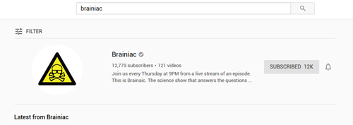 Exact channel name