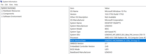 System Information