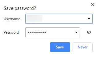 save password