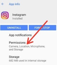 how to enable microphone on instagram