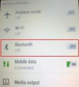 Android Settings Menu