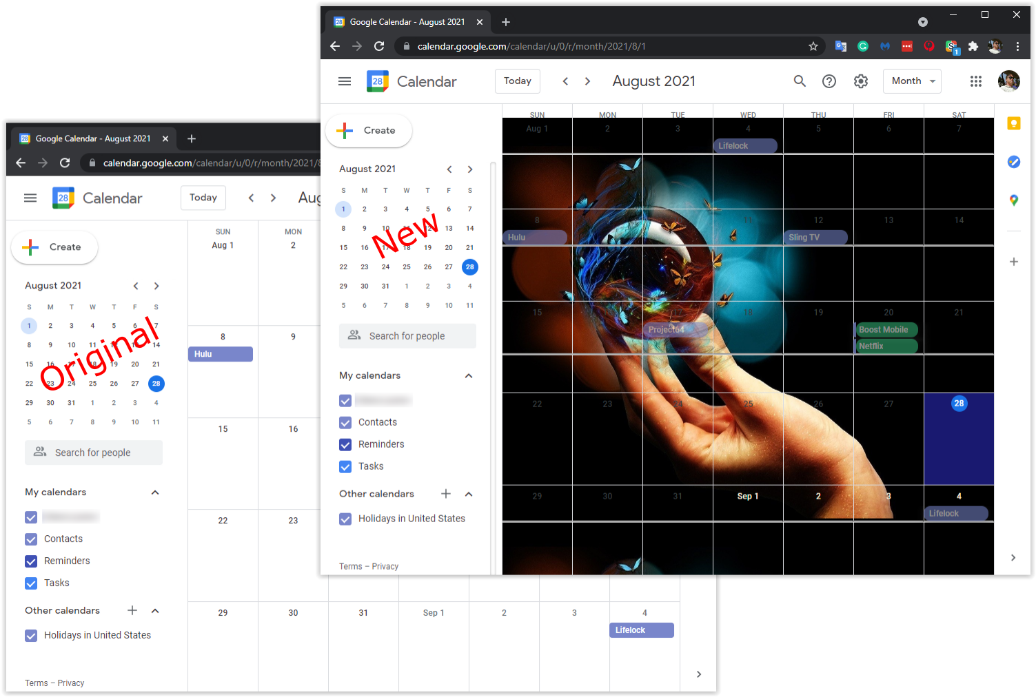 How to Add a Background Image to Google Calendar