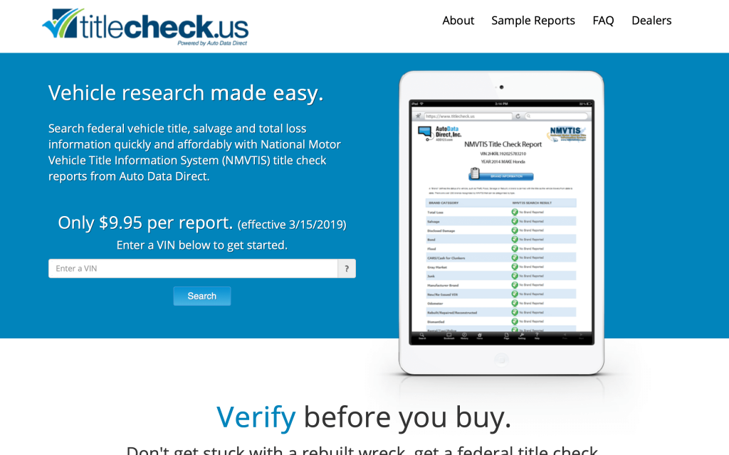 5 Carfax Alternatives March 2021