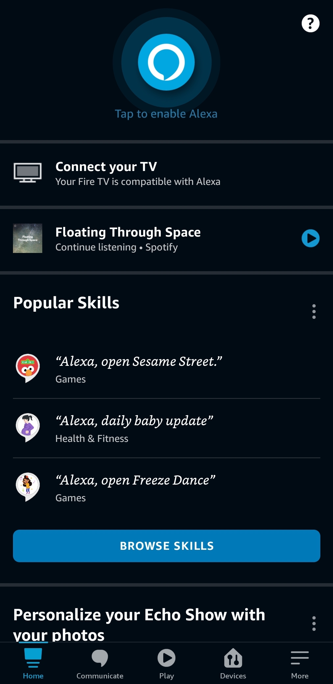 Alexa pode jogar aplicativos?