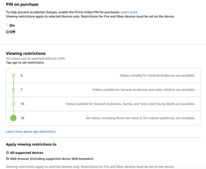 viewing restrictions