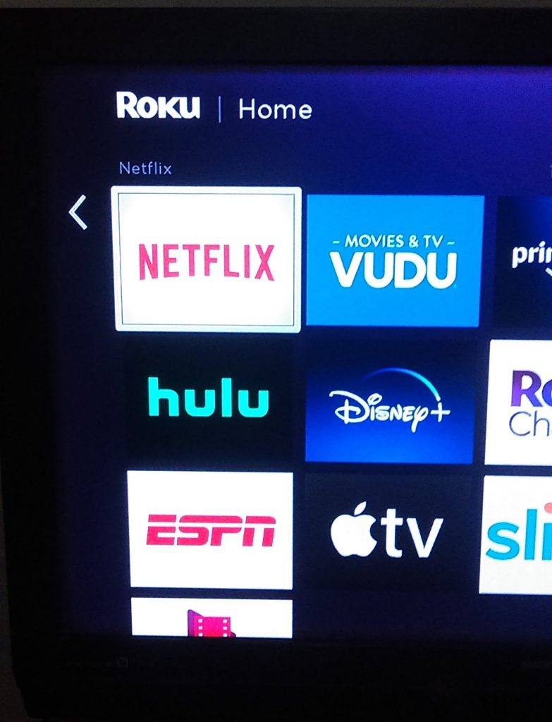 Roku Home Page