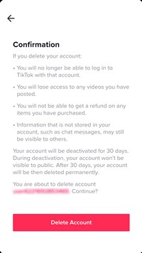 How to Permanently Delete TikTok Account