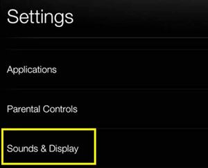 sounds and display