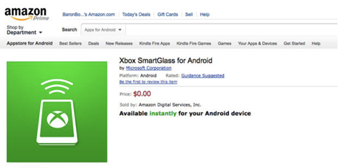 Connect Kindle Fire to Xbox One