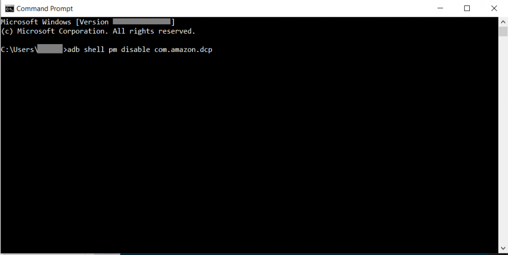 Command prompt