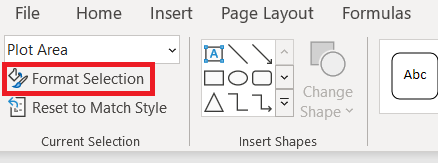 Excel Format Selection option