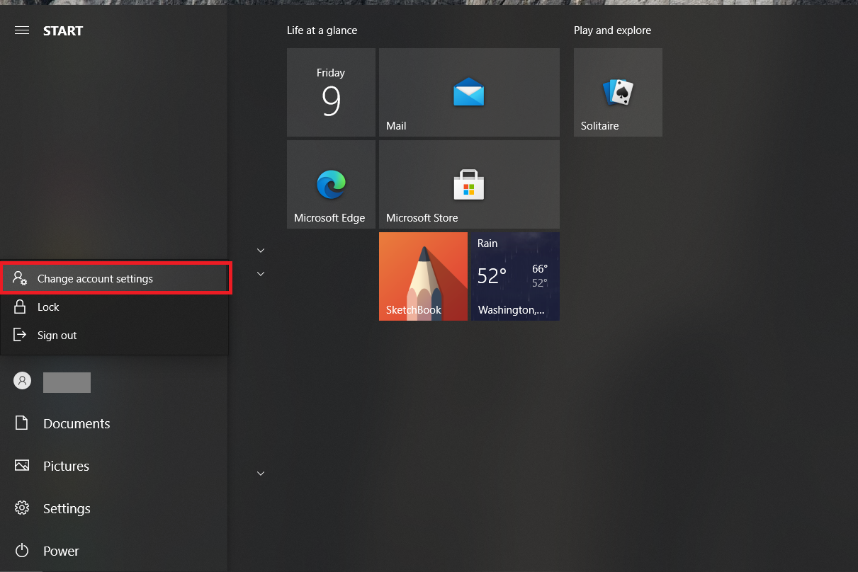 Windows Start menu - 3