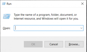 Windows 10 Run program