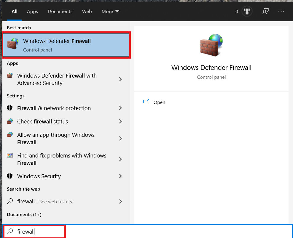 Windows 10 Start menu
