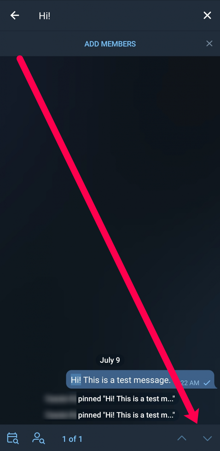 How to Get Pinned Message Back on Telegram