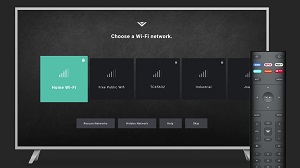 how to forget wifi network on vizio tv?