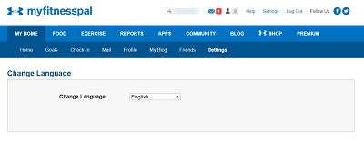 how to change language