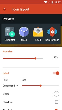 icon layout