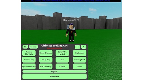 How To Get The Ultimate Trolling Gui In Roblox - roblox gui