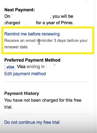 How to cancel my amazon prime free trial