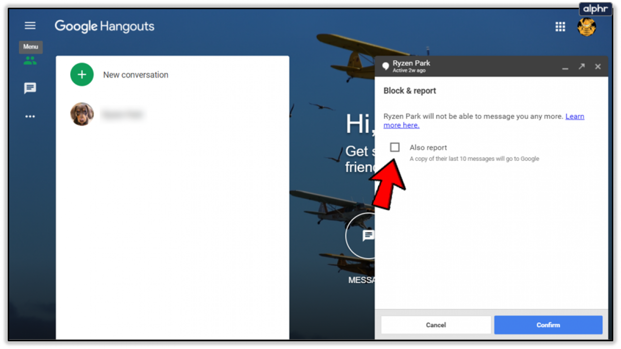 How to Block Someone in Google Hangouts