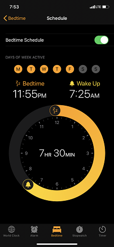 Bedtime