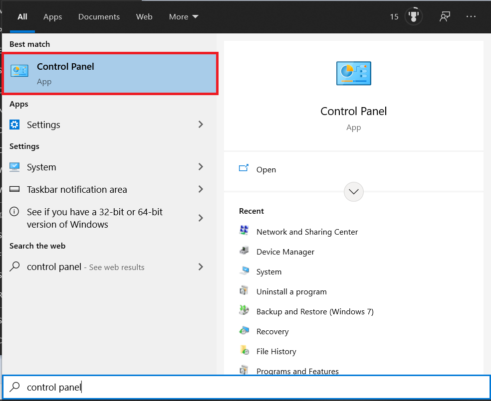 Windows Start Menu