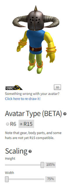 how to change avatar in roblox