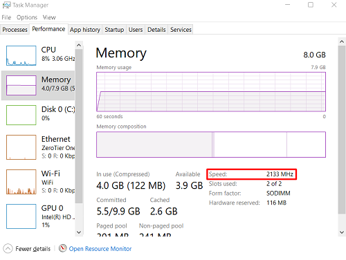 tøve lække Ikke kompliceret How to Check Your RAM Frequency