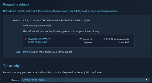 How To Refund A Game On Steam