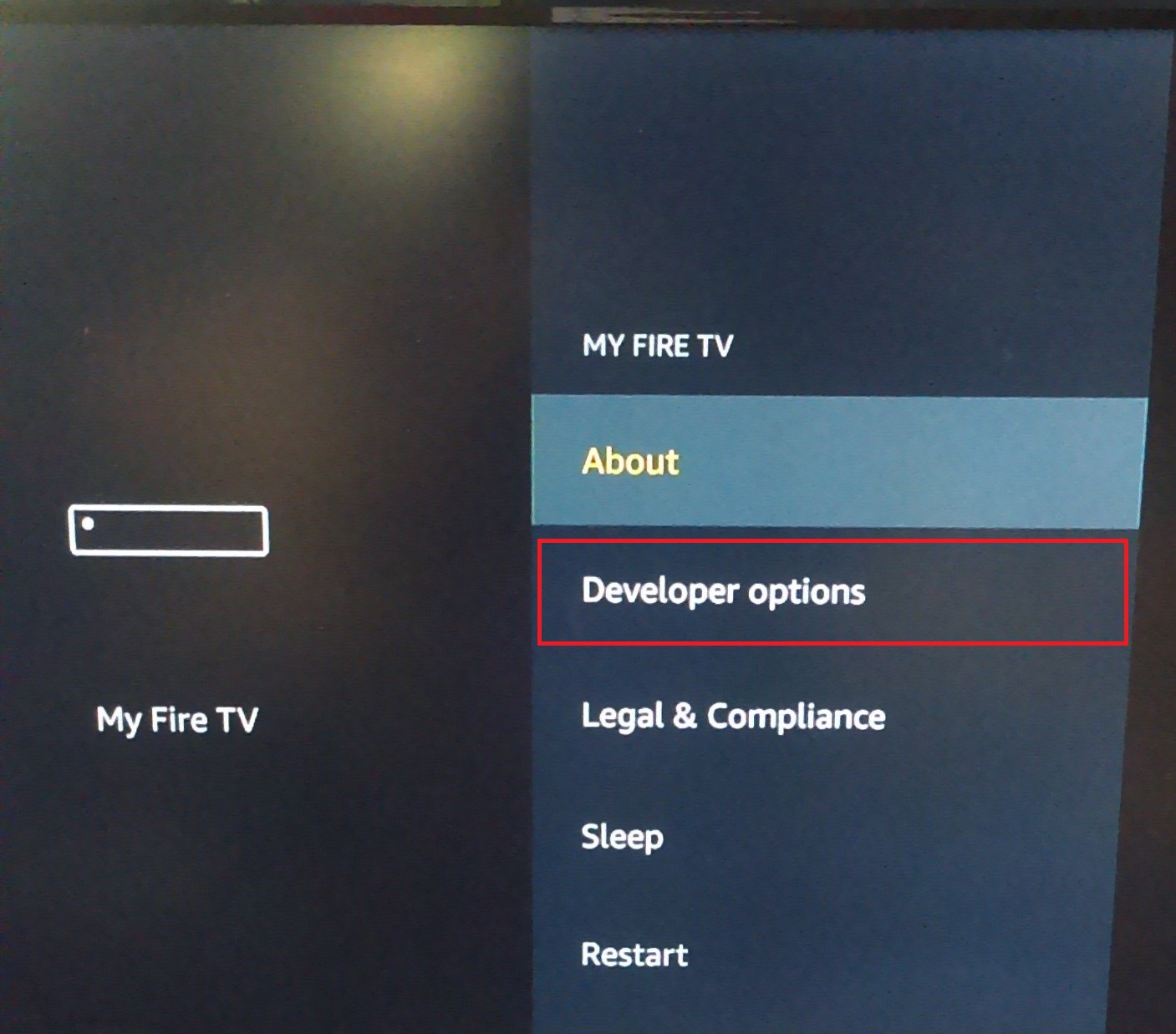 My Fire TV Menu