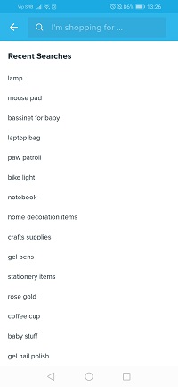 recent searches