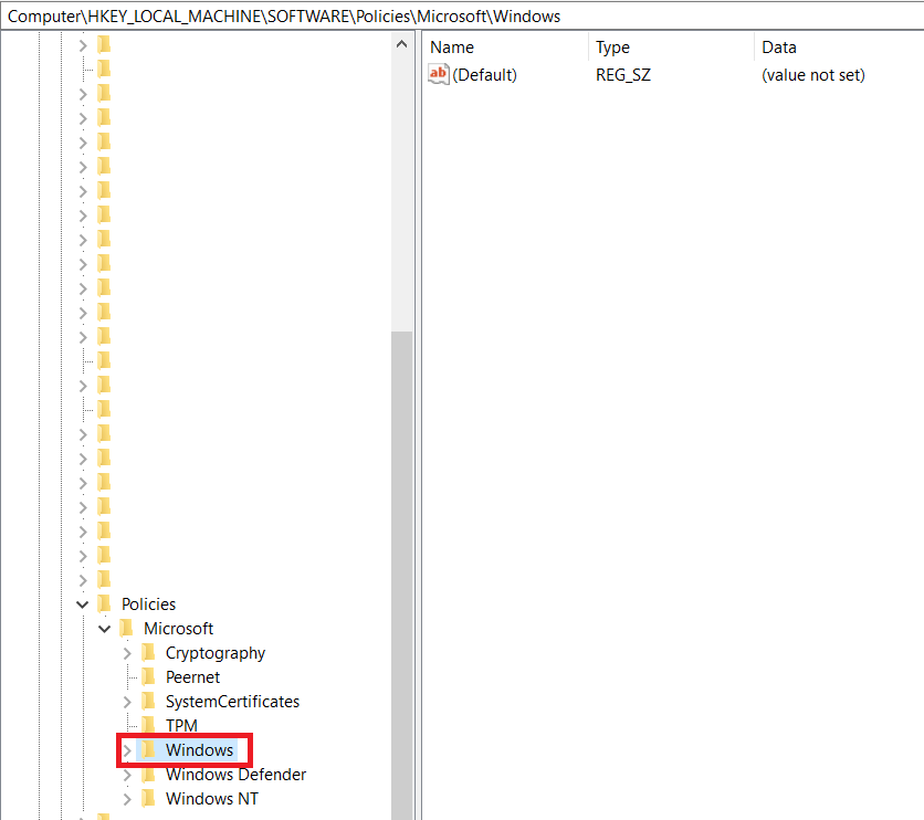 Windows registry - 5
