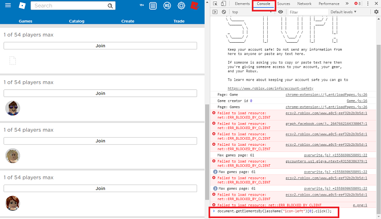 How To Find Empty Servers On Roblox - roblox extension to check robux