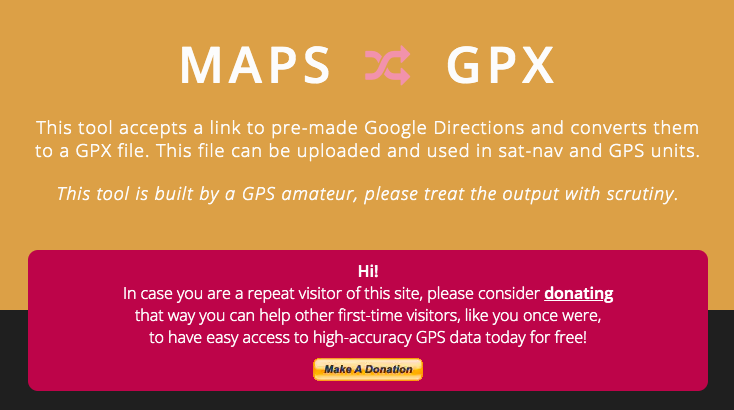 how to add a gpx file to google maps