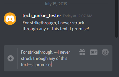 How To Cross Out Or Strike Through Text In Discord