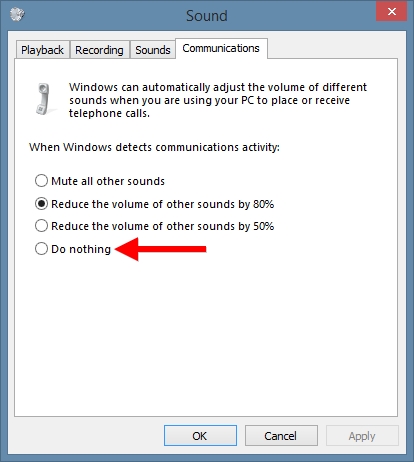 How To Prevent Windows From Automatically Reducing System Volume