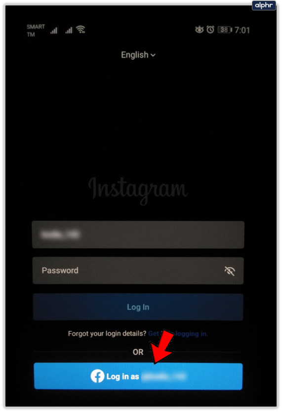 How To Login to Instagram Through Facebook