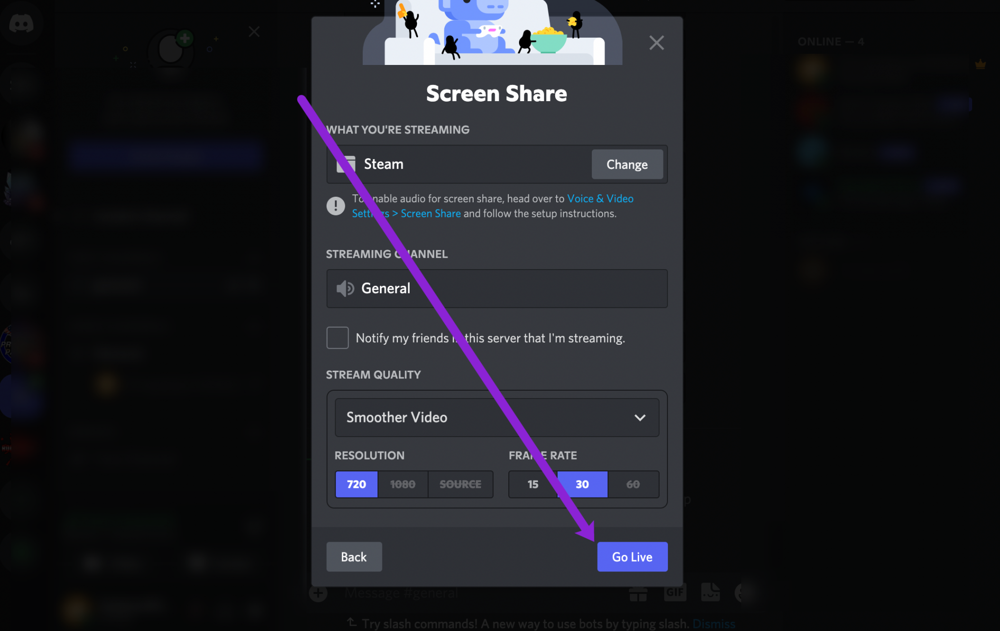 How to Go Live in Discord