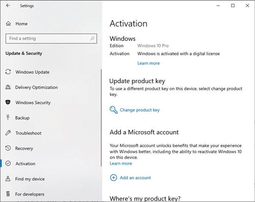 Активация Windows