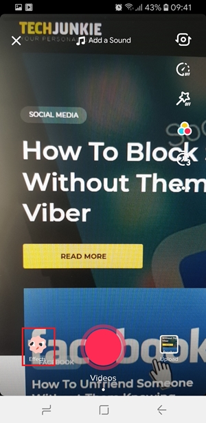 Add Visual Effects to Tiktok Video