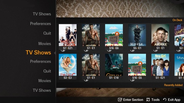 plex media player settings