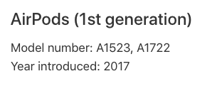Model number on sale a1523